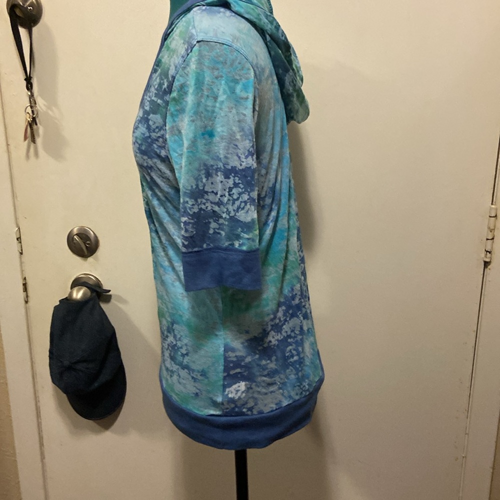 JR’s Hoodie Burnout Top 3/4 sleeves XL Almost Famous - Picture 4 of 7